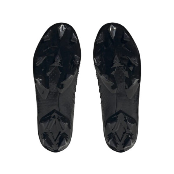 adidas メンズ Predator Accuracy+ フィルムグラウンド サッカーブーツ（UKサイズ 8.5、ブラック/ホワイト）